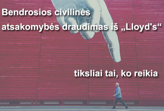 Bendrosios Civilinės Atsakomybės Draudimas Iš Lloyds - Tiksliai Tai, Ko ...